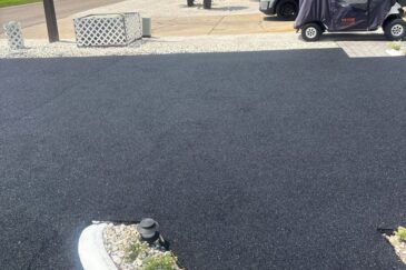 Black Driveway and Front Entrance 4